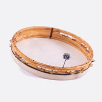 Tunable Tamburello in Olivewood HERNICUS by Mattia dell'Uomo